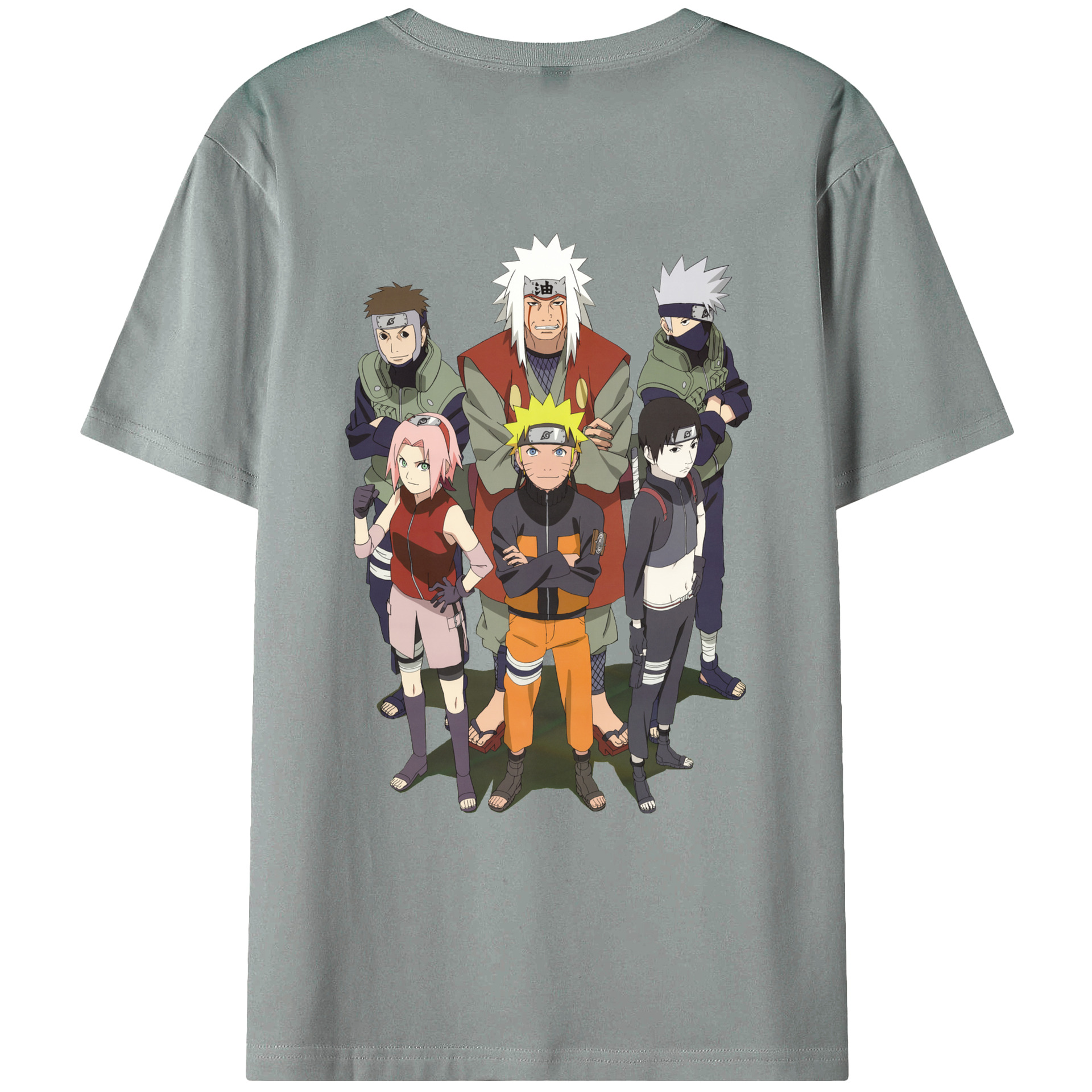 （画像用） NARUTO -ナルト- うずまき ナルト Uzumaki Naruto 綿100％ メンズ半袖Tシャツ（バックプリント） 通気性